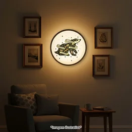 Luminária de Parede Tattoo Hufflepuff