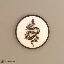 Luminária de Parede Tattoo Slytherin
