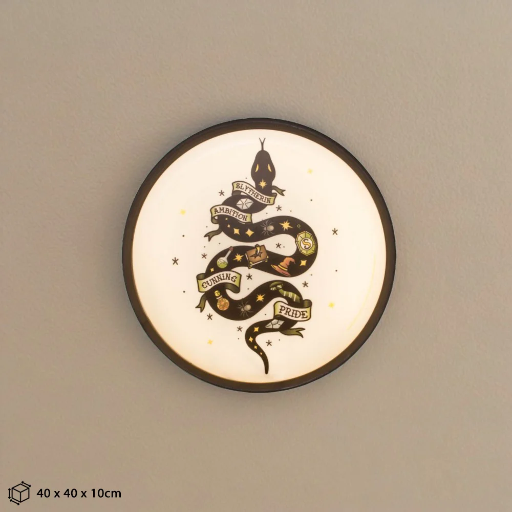 Luminária de Parede Tattoo Slytherin