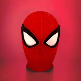 Luminária 3D Homem-Aranha Marvel Decoração Geek Temática