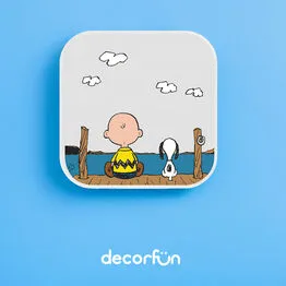 Luminária Box Snoopy and Charlie Brown