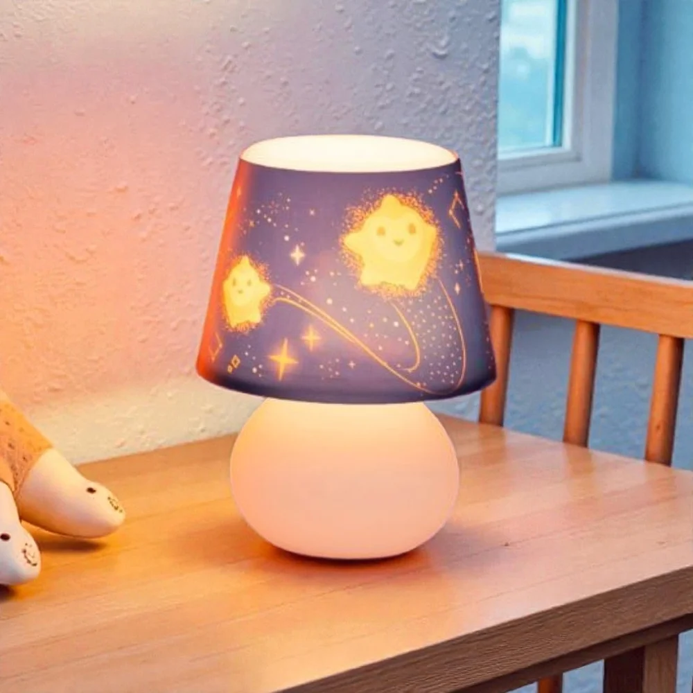 Luminária Abajur de Mesa Estrela Wish Disney