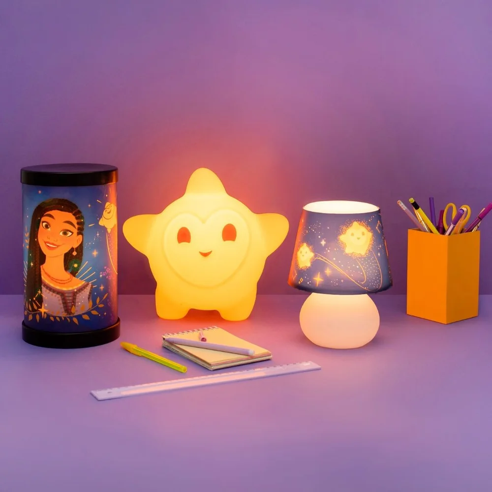 Luminária Abajur de Mesa Estrela Wish Disney