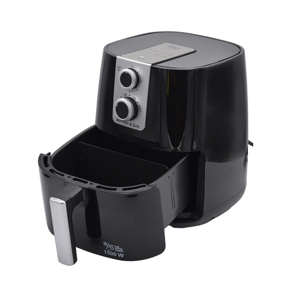 Airfryer 4,5L Fritadeira Sem Óleo Antiaderente Roma Preta 220V