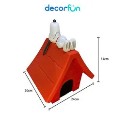 Luminária 3D Casinha Snoopy Peanuts Decoração Criativa Bivolt