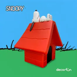 Luminária 3D Casinha Snoopy Peanuts Decoração Criativa Bivolt