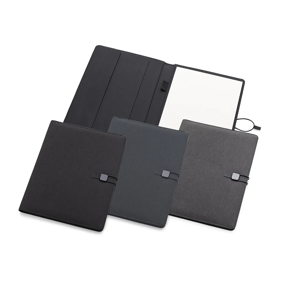 Pasta Executiva 20 Folhas Pautadas com Porta Documentos e Cartões