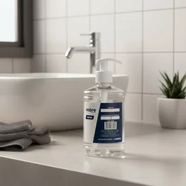 Frasco com Válvula Pump 450ml para Álcool/Sabonete - Nobre