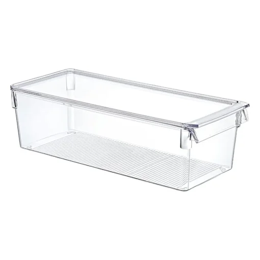 Organizador de Geladeira Multiuso Alto com Tampa Tamanho M (36x15x10cm) - Mood