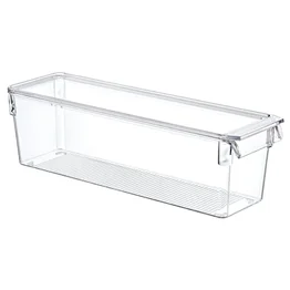 Organizador de Geladeira Multiuso Alto com Tampa Tamanho P (36x10x10cm) - Mood