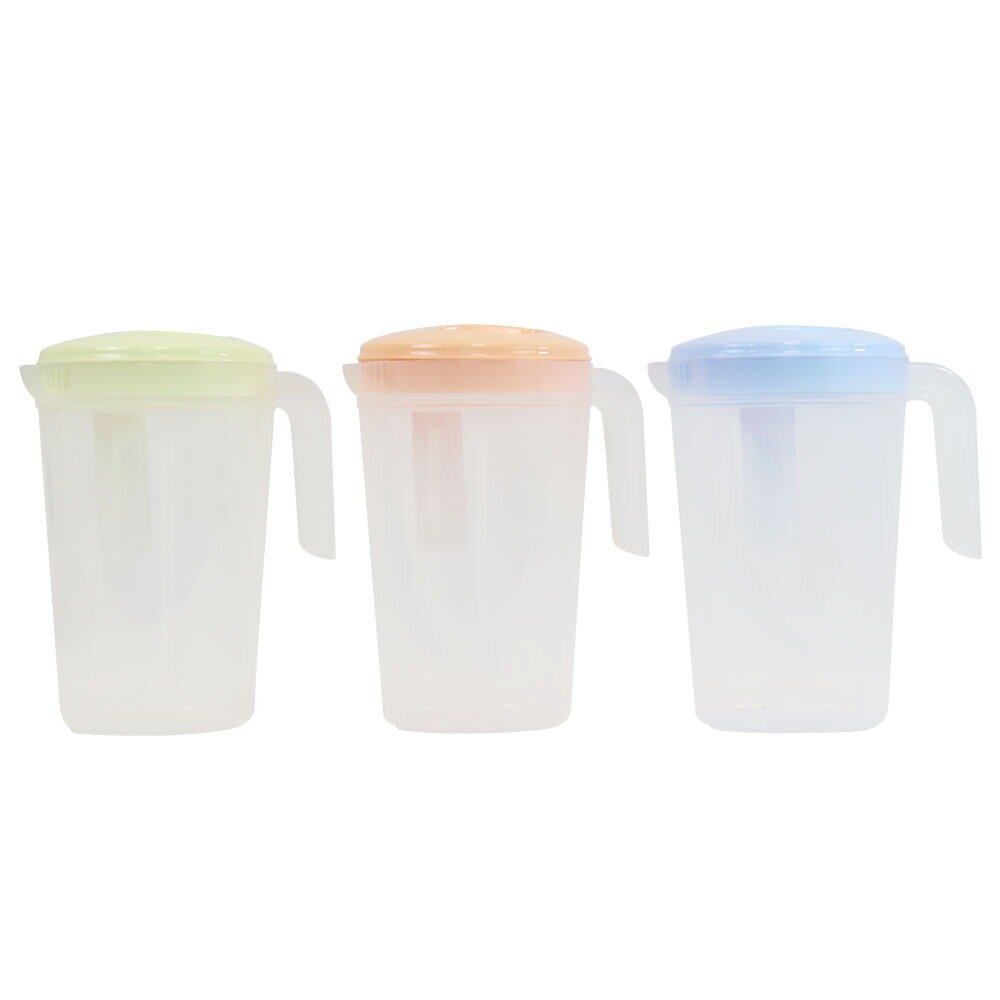 Jarra Plástica 3,5 Litros Transparente com Tampa Amarela