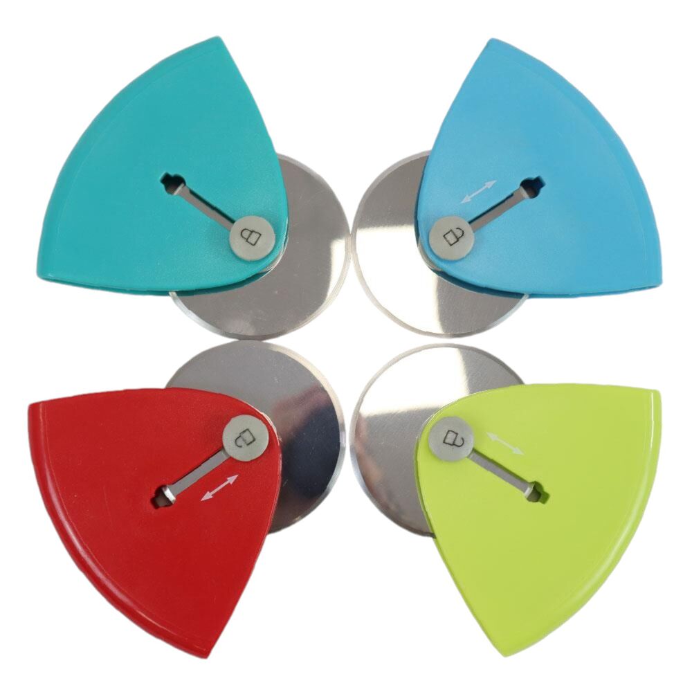 Cortador de Pizza Aço Inox e Plástico Cores Sortidas