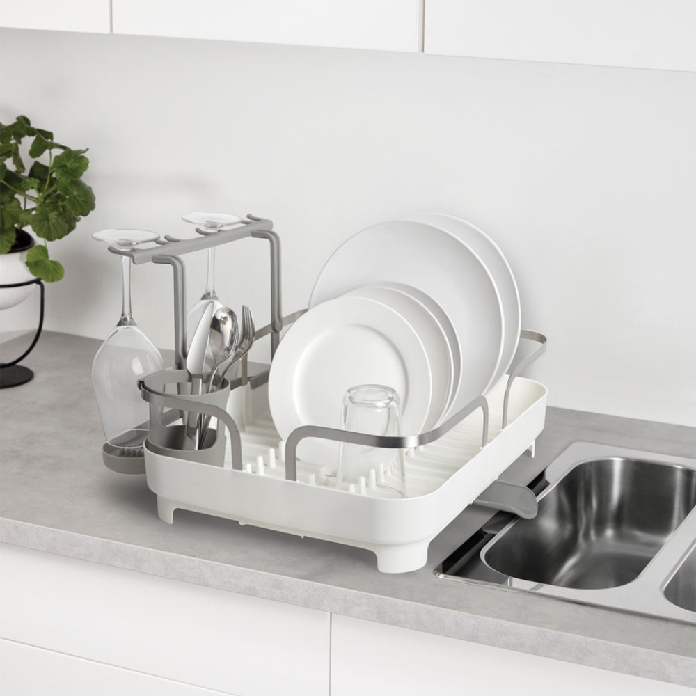 Escorredor de Louças para 15 Pratos Branco Easy Kitchen