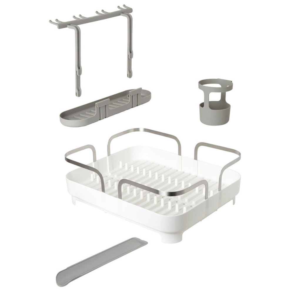 Escorredor de Louças para 15 Pratos Branco Easy Kitchen