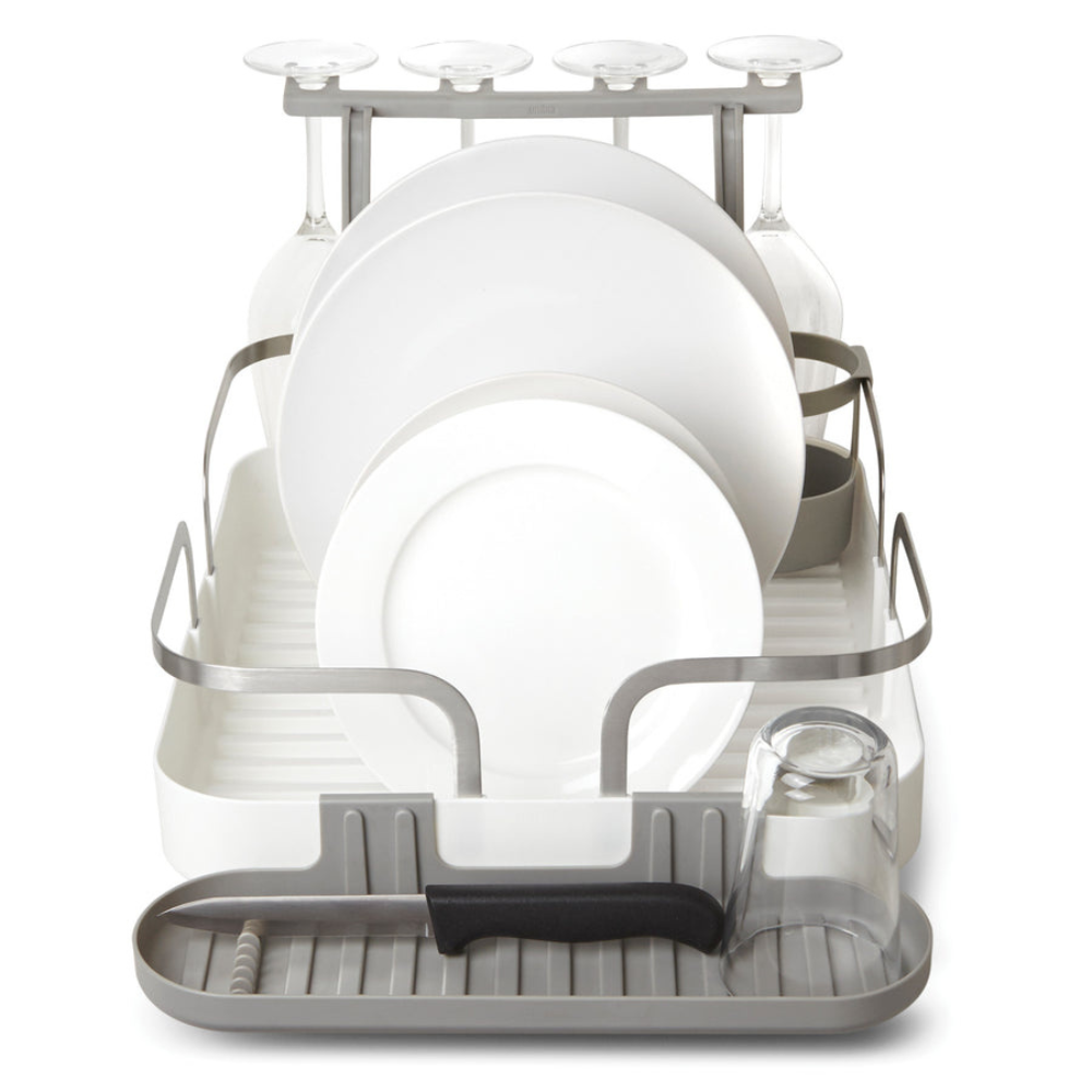 Escorredor de Louças para 15 Pratos Branco Easy Kitchen