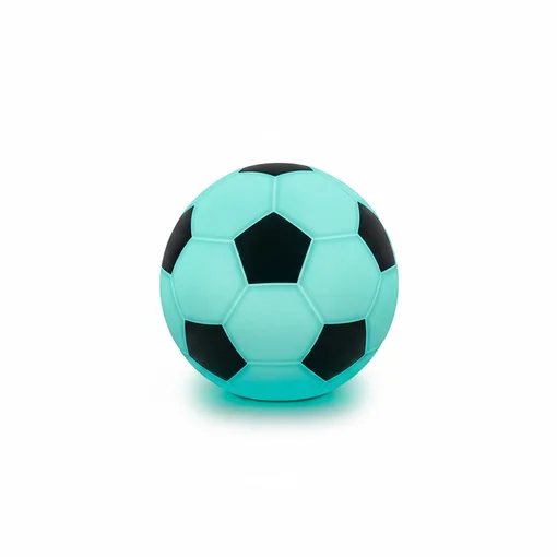 Luminária Bola de Futebol - Azul e Preto