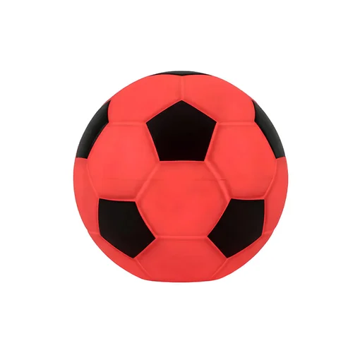 Luminária Bola de Futebol - Vermelha e Preta