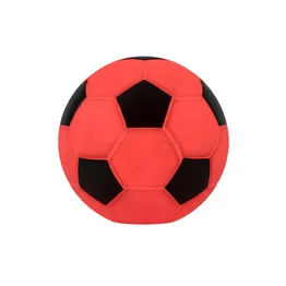 Luminária Bola de Futebol - Vermelha e Preta