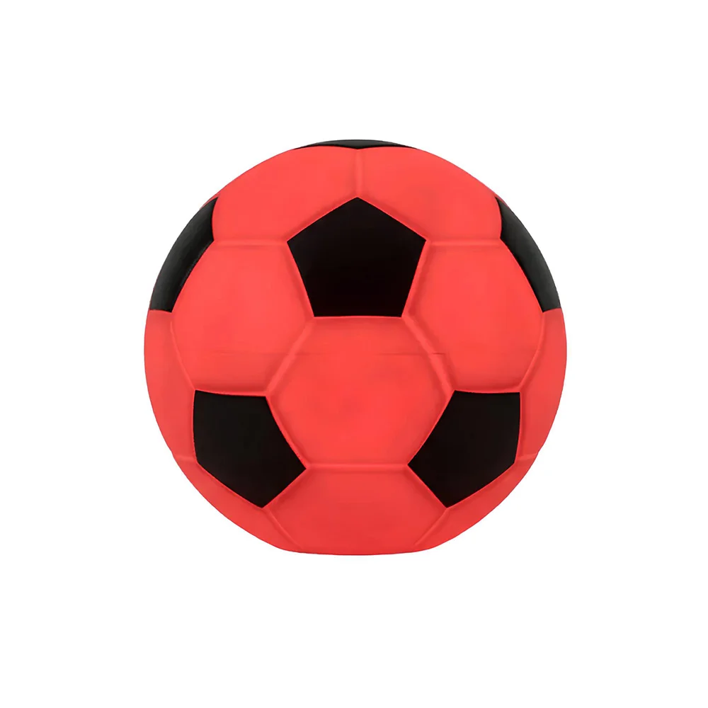 Luminária Bola de Futebol - Vermelha e Preta