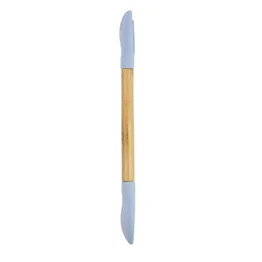 Talher Duplo de Bambu e Silicone Clingo Azul Sustentável