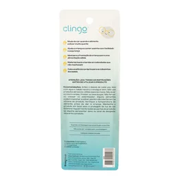Colher de Silicone Termossensível Clingo - Cor Marinho