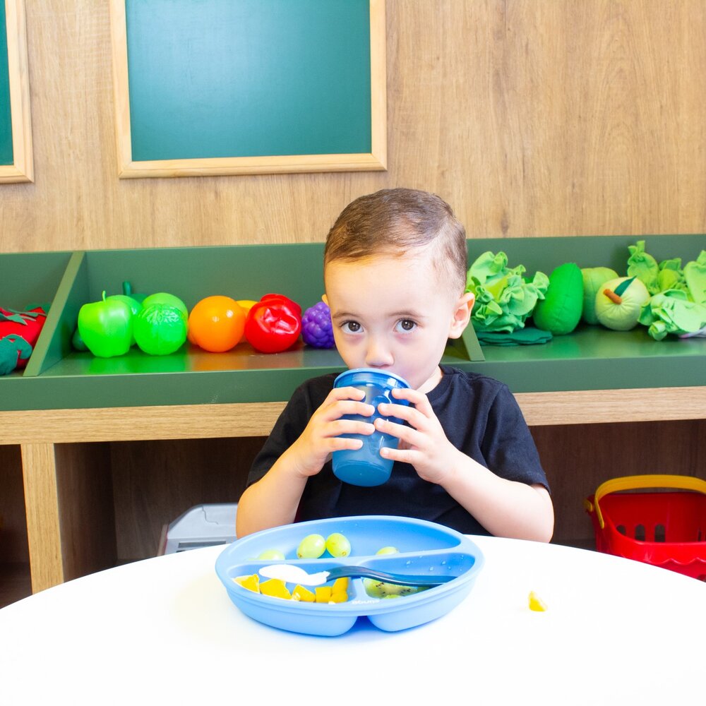 Colher de Silicone Termossensível Clingo - Cor Marinho