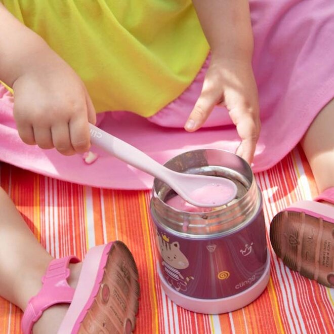 Colheres Infantis Colors Rose 3 Unidades - Anatômicas e Macias