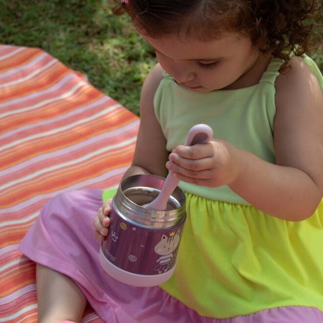 Colheres Infantis Colors Rose 3 Unidades - Anatômicas e Macias