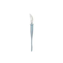 Colher Ponta Dupla Colors Marinho Silicone Resistente para Bebês
