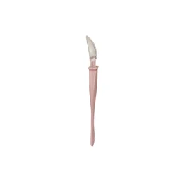 Colher Ponta Dupla Colors Rose Silicone Resistente para Bebês