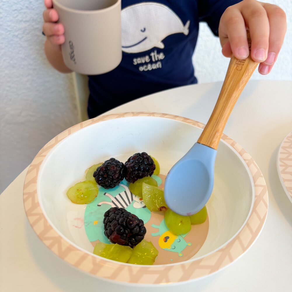 Tigela Infantil Safari Resistente e Divertida com Estampa Luke - Clingo