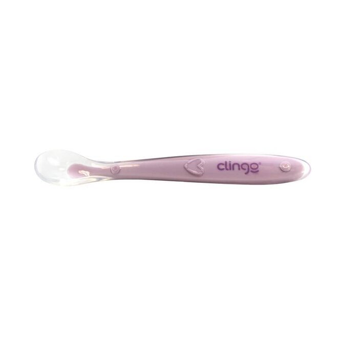 Colher Silicone Premium Colors Clingo Rose - Macia e Resistente