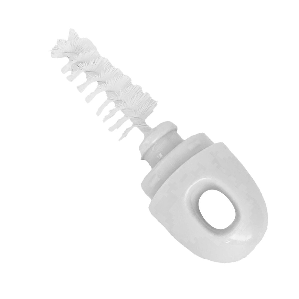 Escova Silicone com Base para Mamadeira Limpeza Eficiente Prática