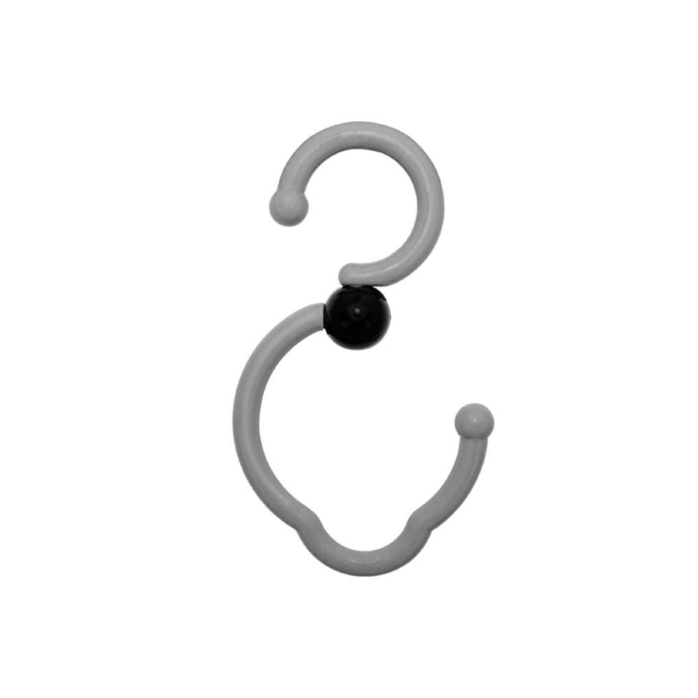 Ganchos para Carrinho Cinza Kit 2 Unidades Super Resistentes