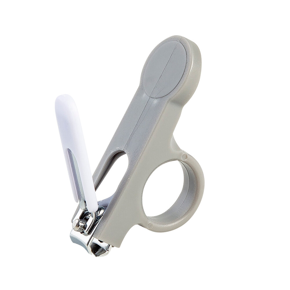 Cortador de Unhas Infantil Clingo Cinza - Delicado e Fácil de Usar para Bebês