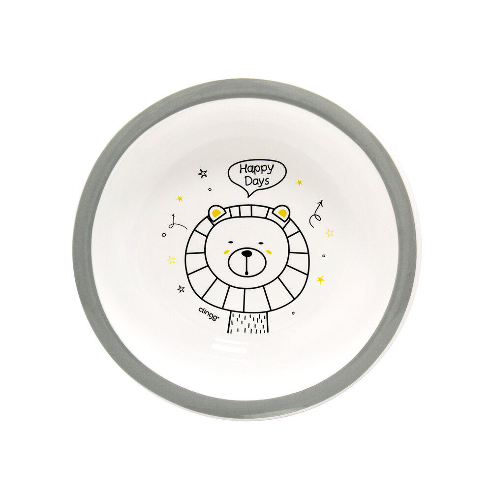 Tigela Infantil Leão Resistente Microondas Zoo - Clingo