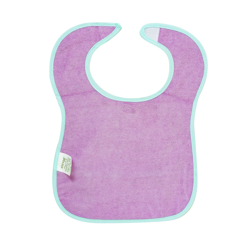 Kit 2 Babadores Impermeáveis Elefante/Gato com Coletor e Velcro - Clingo