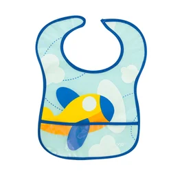 Kit 2 Babadores Impermeáveis Avião/Foguete com Coletor e Velcro - Clingo