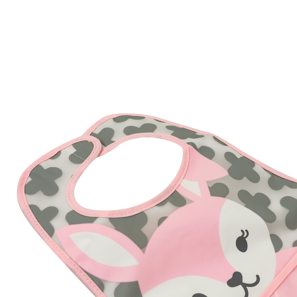 Babador Impermeável Coelho com Coletor e Velcro - Clingo