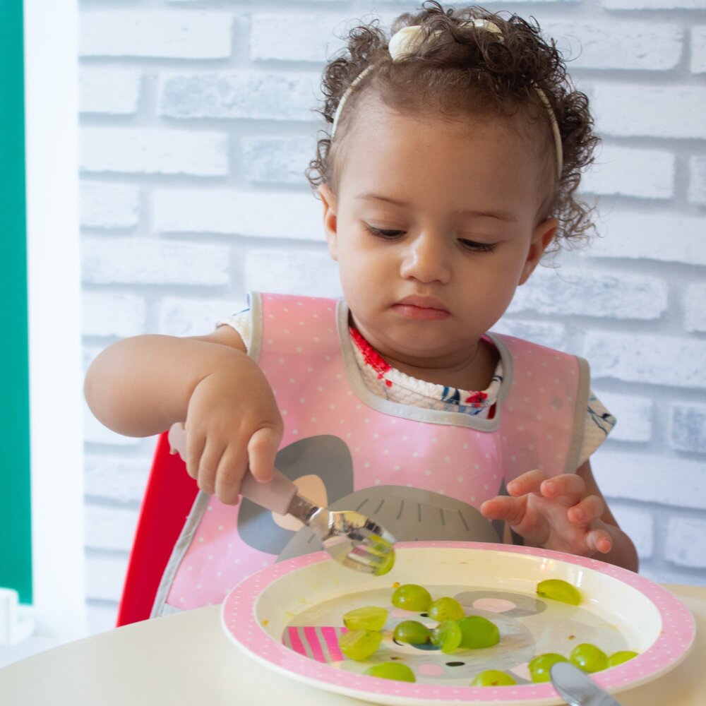 Babador Impermeável Coala com Coletor e Velcro - Clingo