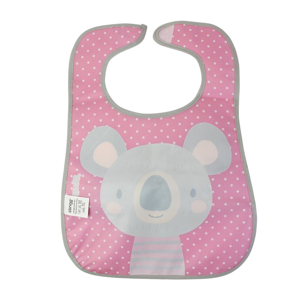 Babador Impermeável Coala com Coletor e Velcro - Clingo