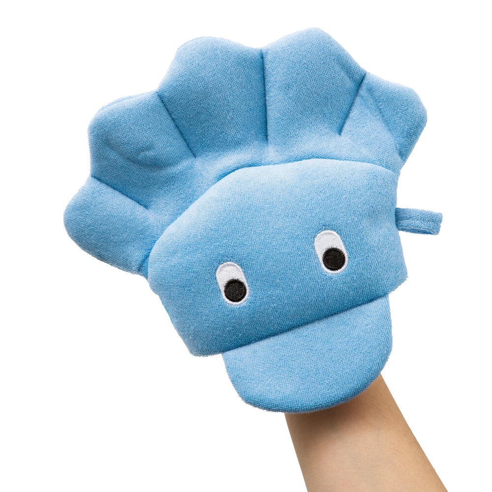 Esponja para Banho Infantil Polvo Formato Luva - Clingo