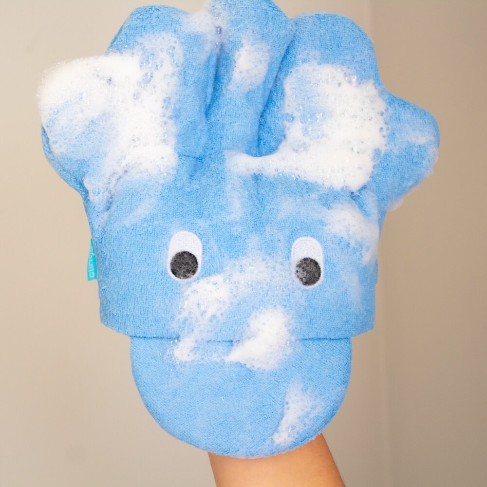 Esponja para Banho Infantil Polvo Formato Luva - Clingo