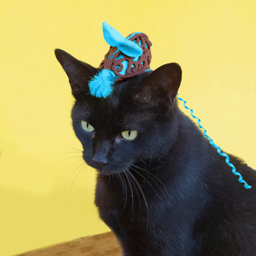 Brinquedo para Gatos Ratinho com Rabo JW Cataction Mouse Azul