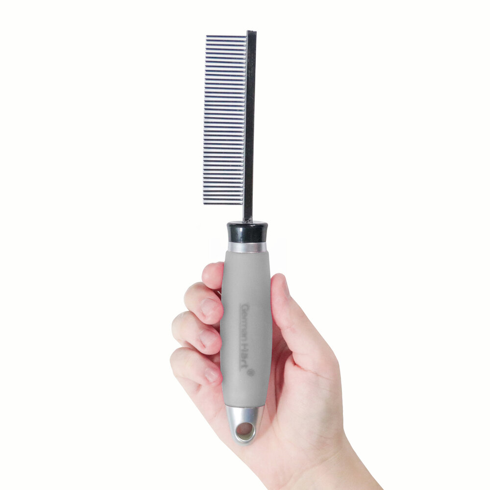 Pente Fino Cabo Gel para Pelos Pet 40 Dentes - Germanhart