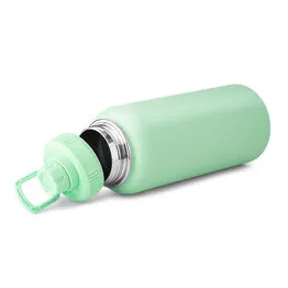 Garrafa com Alça e Bico 960ml Parede Dupla Verde