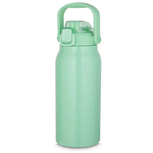 Garrafa Litrão com Alça e Bico 1,7L em Aço Inox Verde