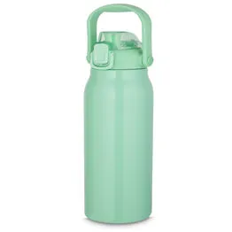 Garrafa Litrão com Alça e Bico 1,7L em Aço Inox Verde