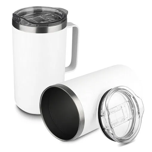 Caneca Térmica de 750ml com Tampa e Parede Dupla