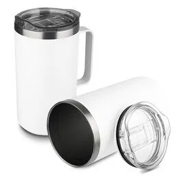 Caneca Térmica de 750ml com Tampa e Parede Dupla